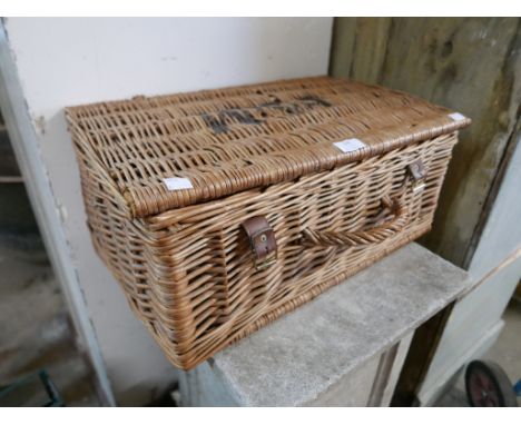 A Fortnum &amp; Mason wicker hamper 