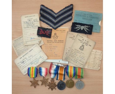 A First World War Medal Group awarded to 226498 PNR. W.A. Horton R.E., comprising 1914/15 Star, the Victory Medal, the Defenc