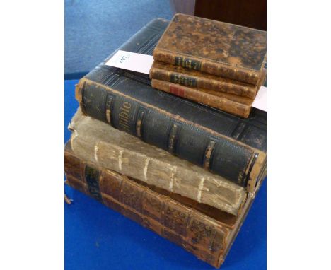 BROWN, the Rev. John, "A Dictionary of the Holy Bible..." Samuel Leigh 1814 London, two volumes, folding coloured  map to bot