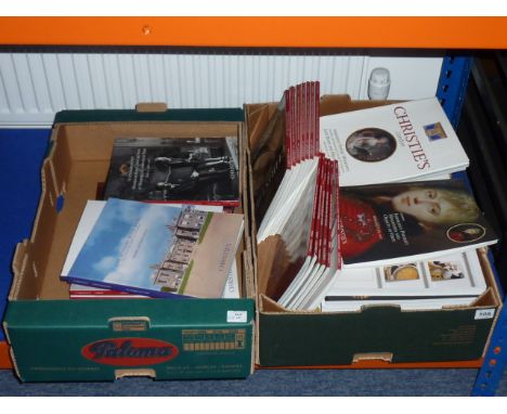 Approximately 40 Christies Catalogues relating to important portrait miniatures, centuries of style and other similar items e
