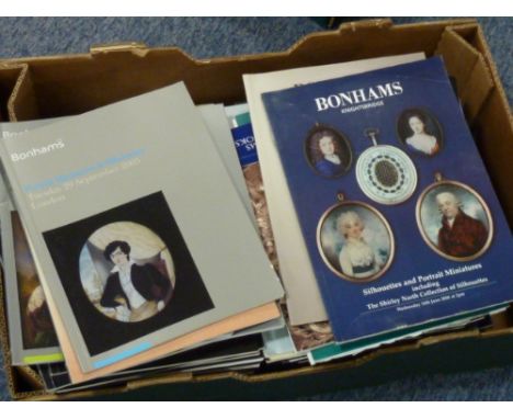 Approximately 50 Bonhams Catalogues relating to portrait miniatures and other similar items etc., circa 1997 - 2008