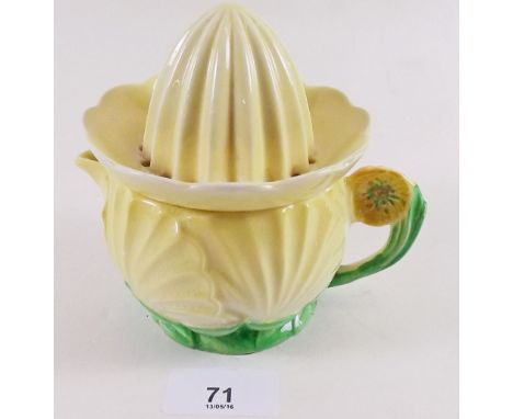 A Carlton Ware lemon squeezer and jug