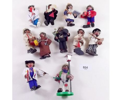 A Steiff group of eleven Micki and Mecki trades hedgehogs 