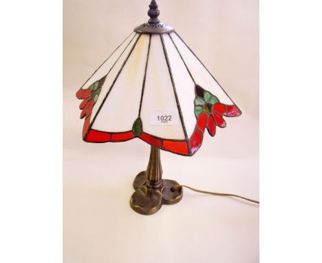 A Tiffany style table lamp