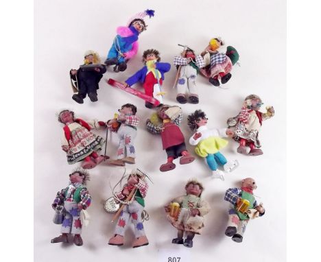 A Steiff group of fourteen assorted Micki and Mecki hedgehog figures 