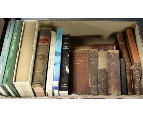 A selection of hardback books, primarily relating to architecture, titles including: Sir Christopher Wren, A.D 1632-1723: Bic