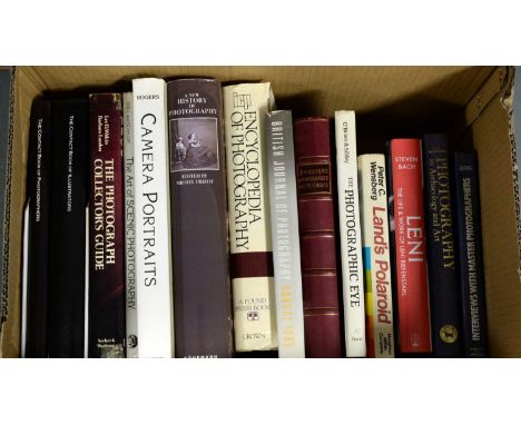 A selection of hardback books, primarily relating to photography, titles including: A New History of Photography, by Michel F