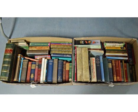 A selection of hardback and other books, primarily literature, titles including: Don Quixote, by Miguel de Cervantes, illustr