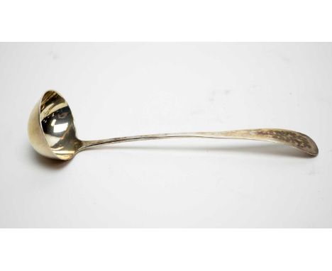 A 19th Century silver Scottish Provincial toddy ladle, by Nathaniel Gillet, Aberdeen. 