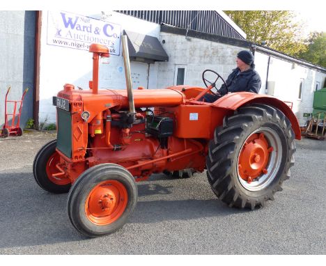 An Allis Chalmers Model "U" Vintage Tractor, Herefordshire registered GVJ 2, sadly believed to be non-transferable. This trac