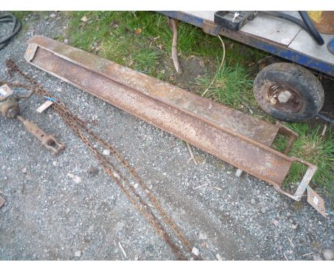 A pair of fork-lift fork extension bars to fit fork-lift tines up to 4 1/2" wide, 70 3/4" long.  Please note that no LOLER ce