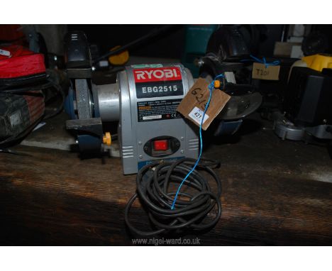 Ryobi model EGB2515 bench grinder