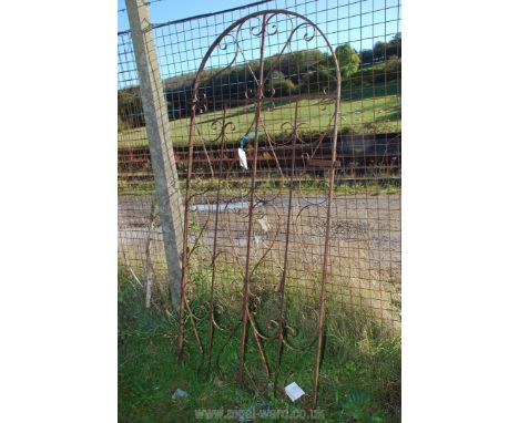 Metal garden gate