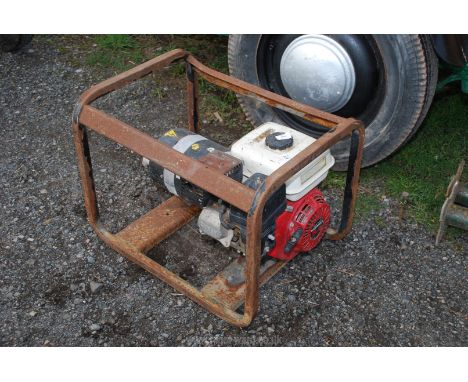 A Honda GL160 5.5 engine with generator - engine runs well.