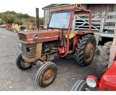 A Massey Ferguson 165 Diesel farm tractor registration number OEU 696M, serial number 127820, first registered on the 25th Ja