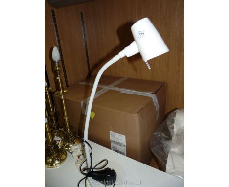 A 'Serious Readers' angle poise lamp 