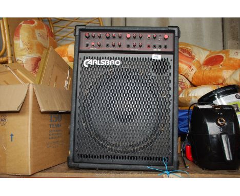 A Carlsbro Cobra K115 amplifier.