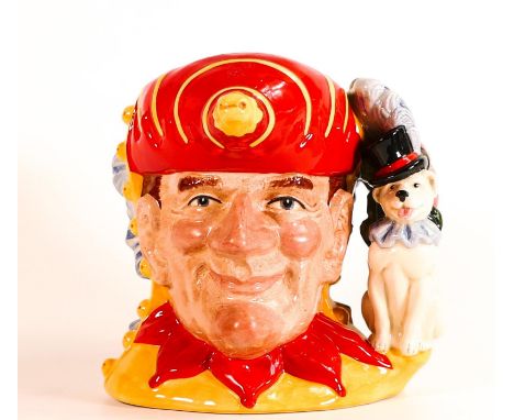 Royal Doulton large double sided character jug Punch &amp; Judy D6946 limited edition 862/2500 