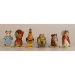 Beswick Beatrix Potter figures to include - Sally Henny Penny, Mr Jackson, Timmy Tiptoes, Timmy