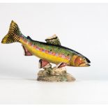 Beswick Golden Trout 1246 - bottom fin restored