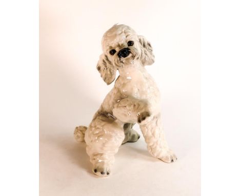 Large Goebel 3004030 Poodle Figurine. Height 29cm. 