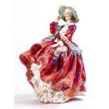 Royal Doulton early figure Top O'the Hill HN1834 with blue highlights.