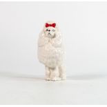 Beswick seated Poodle with bow 1871
