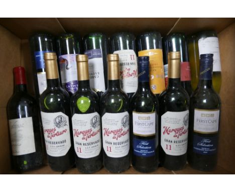 A collection of Vintage Wines to include Marques De Tertiaro, First Cape, Gran Colina Rioja etc (14) 