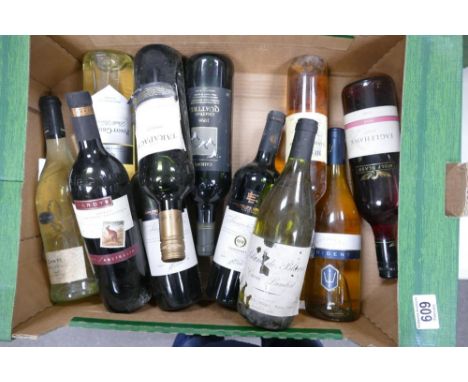 A collection of Vintage Wines to include Hardys Shiraz, Cortebella , Canti, Tarapaca, 1996 Cahors etc (11) 
