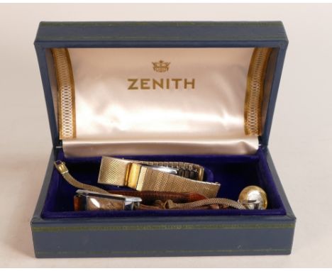 A collection of vintage watches including ladies 9ct gold watch, pendant watch etc 