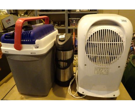 Portable dehumidifier 12V cool box and flask