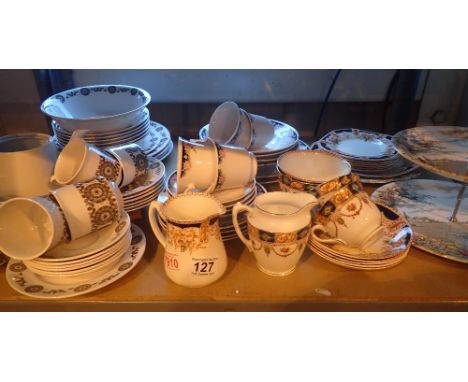 Selection of part tea and dinner sets including plates, jugs, cups, saucers etc