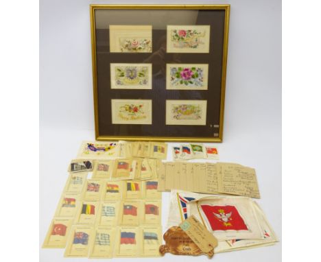 Kensitas Cigarettes 'A Series of 60 National Flags', other similar silk Kensitas including 'Ceramic Art', 'Arms of Netherland