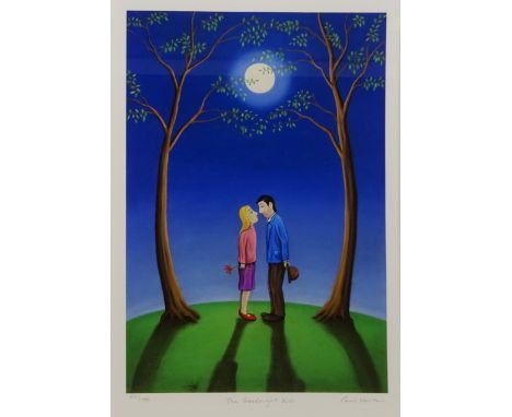 'The Goodnight Kiss', limited edition colour print No.376/495 signed and titled in pencil by Paul Horton (British 1958-) with
