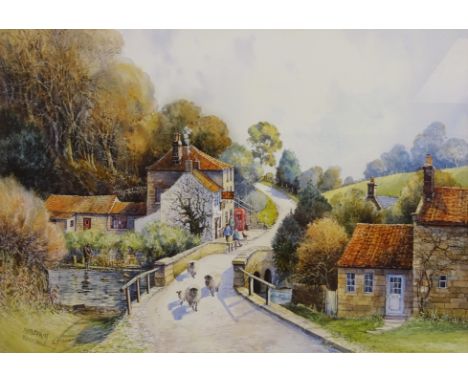 'Beckhole' near Whitby, limited edition colour print No.39/500 signed in pen by John Freeman (British 1942-) 37.5cm x 53.5cm 