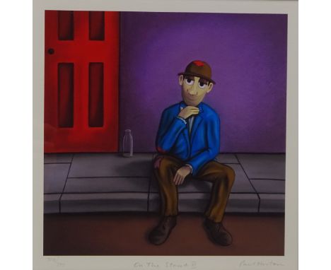 'On the Street II', limited edition colour print No.314/395 signed and titled in pencil by Paul Horton (British 1958-) 29cm x