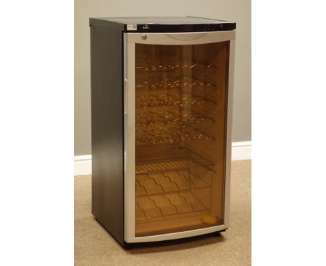 Lec DF112G drinks fridge, curved glass door, W51cm  (This item is PAT tested - 5 day warranty from date of sale)    Condition