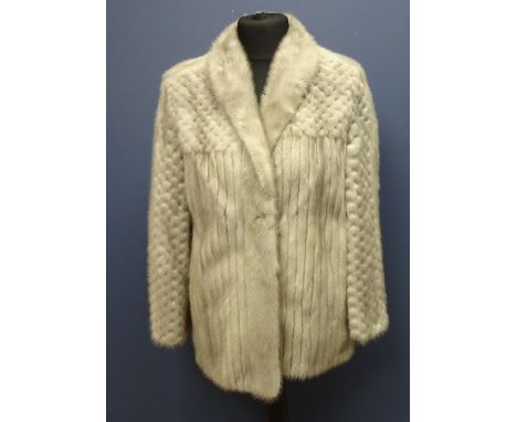 Vintage Azurene mink fur short coat, rabbit fur hat with bow detail, leopard fur print hat, mink stole and hat, Persian lamb 