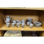 A Japanese eggshell tea service.