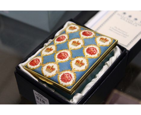 A Halcyon Days enamel box, Historic Royal Palaces.