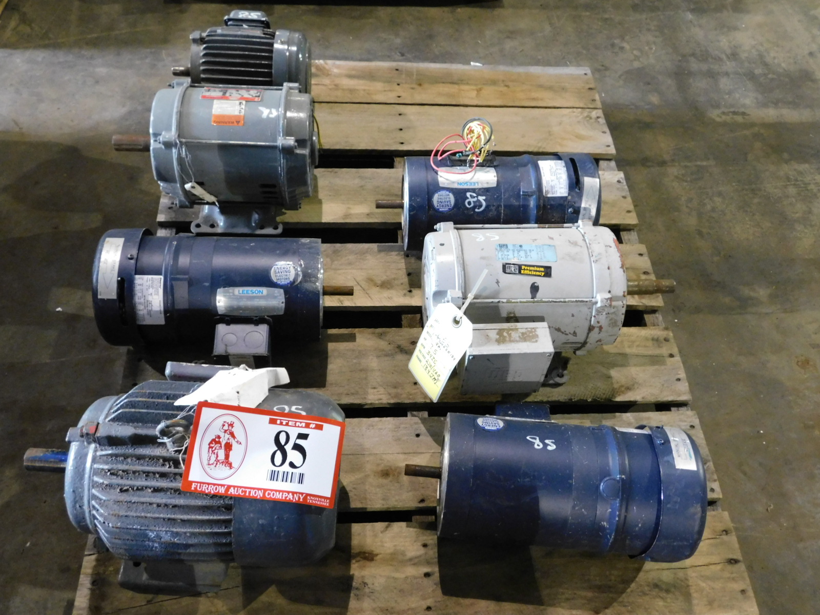 (7) Small Electric Motors, 1/2hp to 5hp, 230/460 Volt