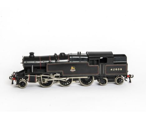 A Bassett-Lowke 0 Gauge 3-rail BR (Ex-LMS) 'Stanier' 2-6-4 Tank Locomotive, in BR lined black as no 42608, with DC motor, G, 