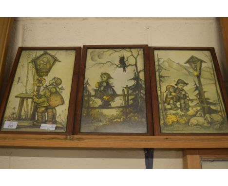 SET OF THREE EARLY 19TH CENTURY PRINTS BY HUMMEL OF CHILDREN