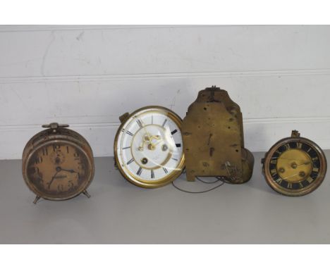 BOX CONTAINING CLOCK PARTS  
