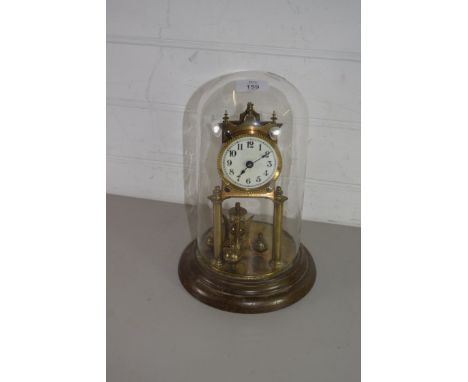 BALL CLOCK IN GLASS CASE