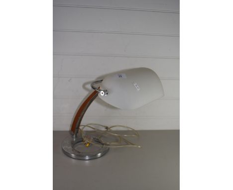 DESK LAMP WITH FROSTED GLASS SHADE