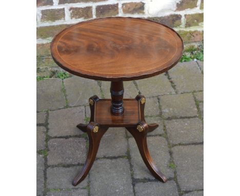 Reproduction Regency wine table on sabre legs