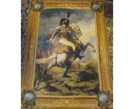 Tapestry 'The Charging Chasseur' (Gericault) by Gobly's France  43" x 58"