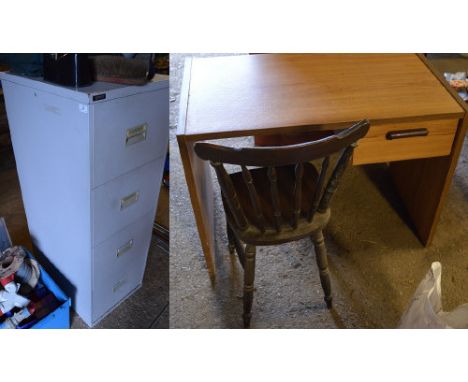 Filing cabinet, desk & chair

** Please note: VAT is chargeable on this lot. **