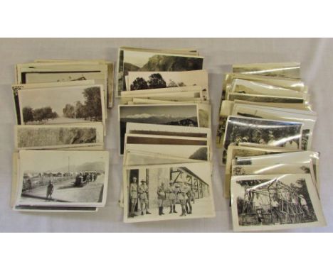 Collection of interesting postcards and photographs from the 1920's including many relating to the Indian Army